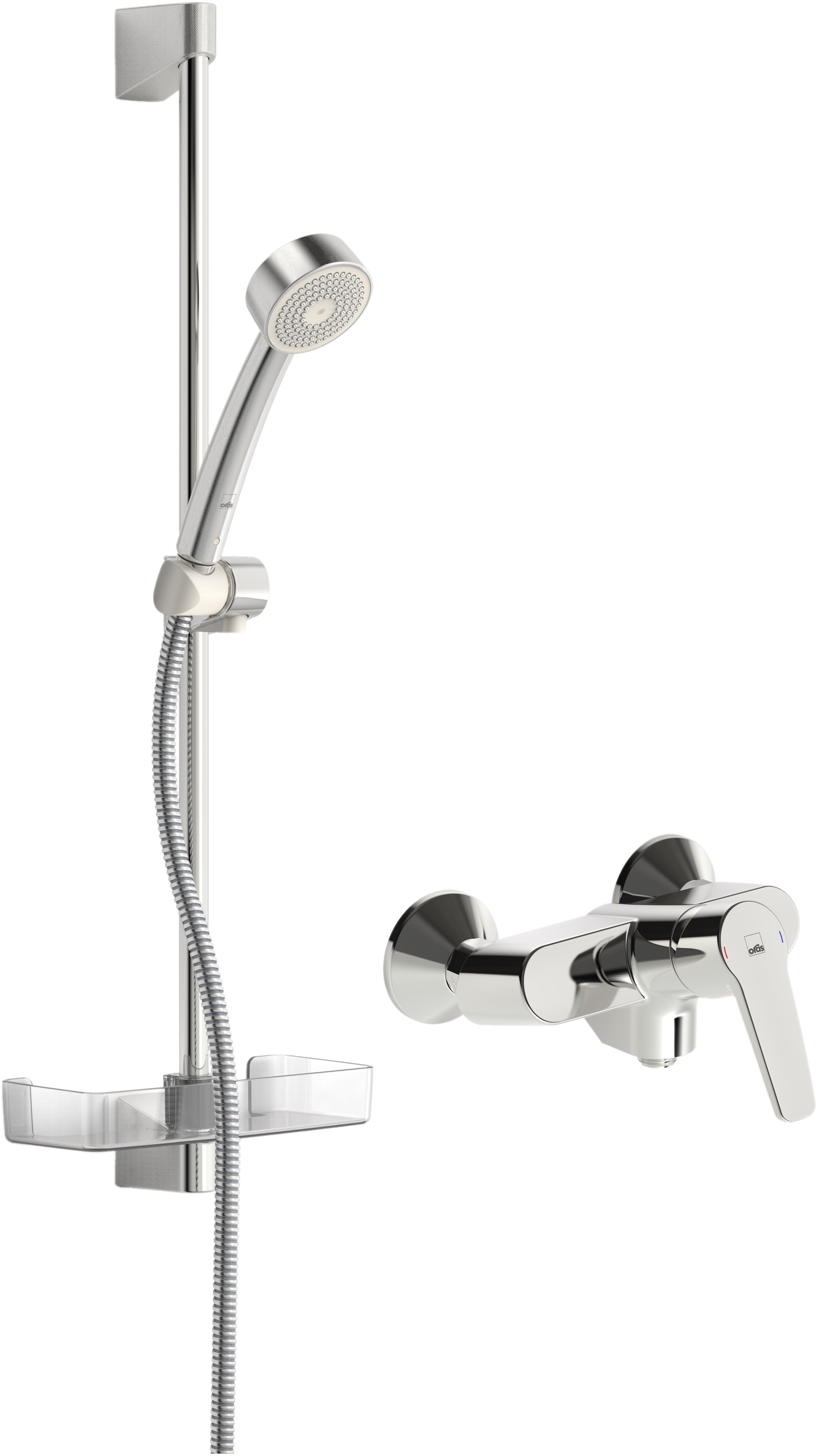 Oras Saga bateria prysznicowa ścienna chrom 3966Y