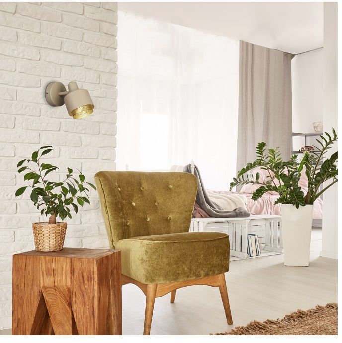 Rabalux Fedora kinkiet 1x40 W złoty-brązowy 3547