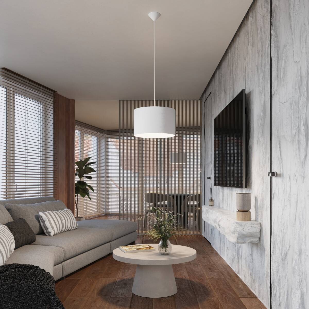 Sollux Lighting Nova lampa wisząca 1x15 W biała SL.1403