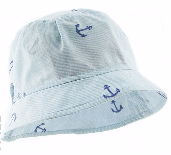 Kapelusz dla chłopca w kotwice JACHT