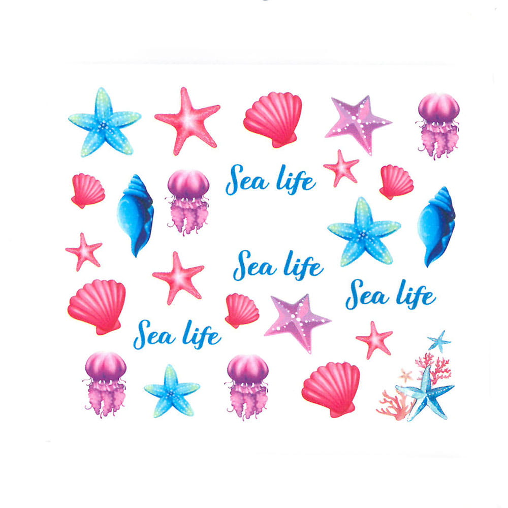 Naklejki wodne do paznokci Nr BN 1820