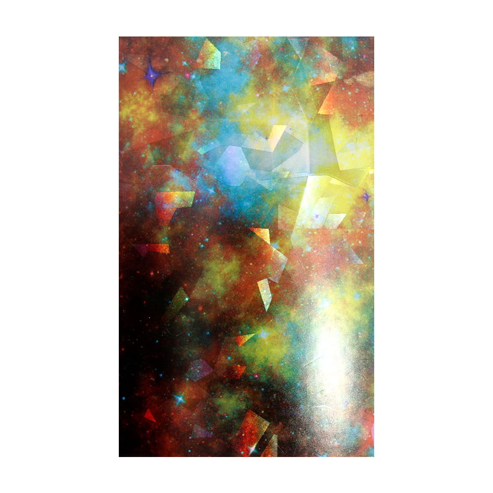 Naklejka do paznokci Laser effect samoprzylepna arkusz 8 cm x 5 cm Nr 211