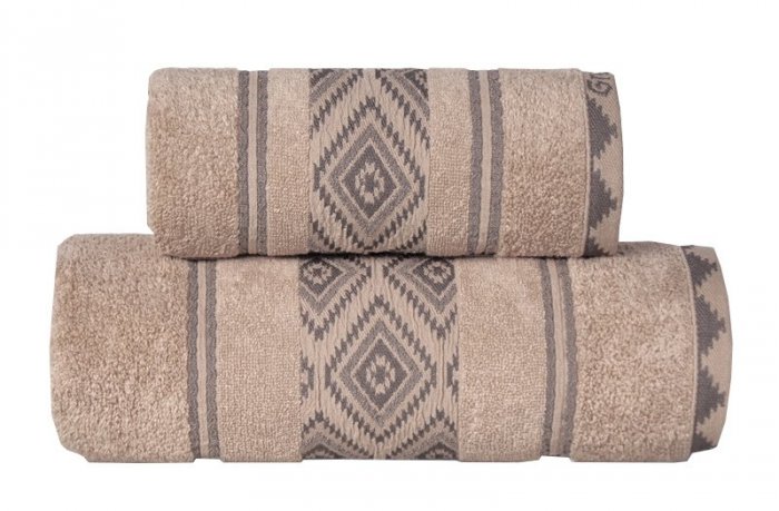 Ręcznik AZTEKA 50x90 kolor beżowy
