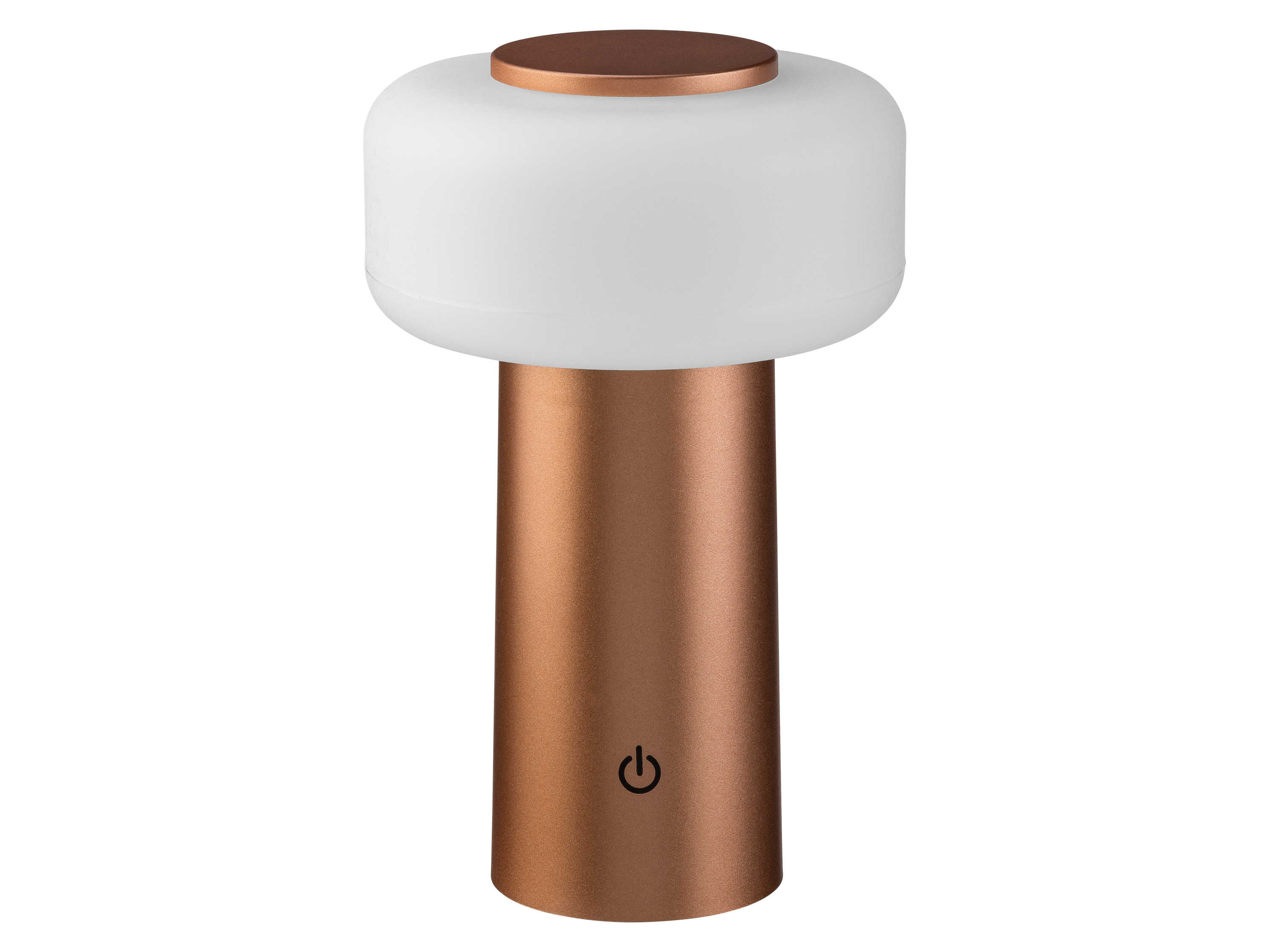 Livarno home Akumulatorowa lampka stołowa LED Brązowy