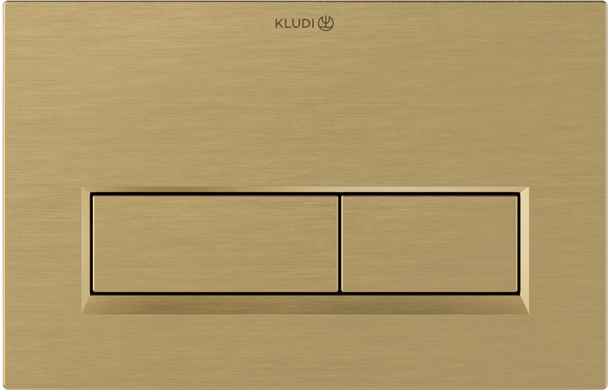 Darmowa Dostawa - Przycisk spłukujący do wc złoty Kludi Unifix 32PP01N0