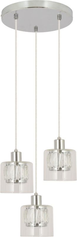 Lampa wisząca Elmo 3-punktowa E14 chrom