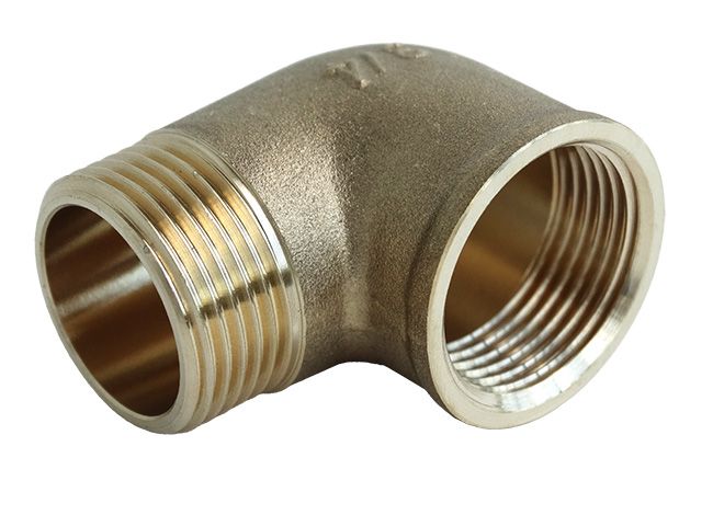 Kolano nyplowe 3/4" mosiądz