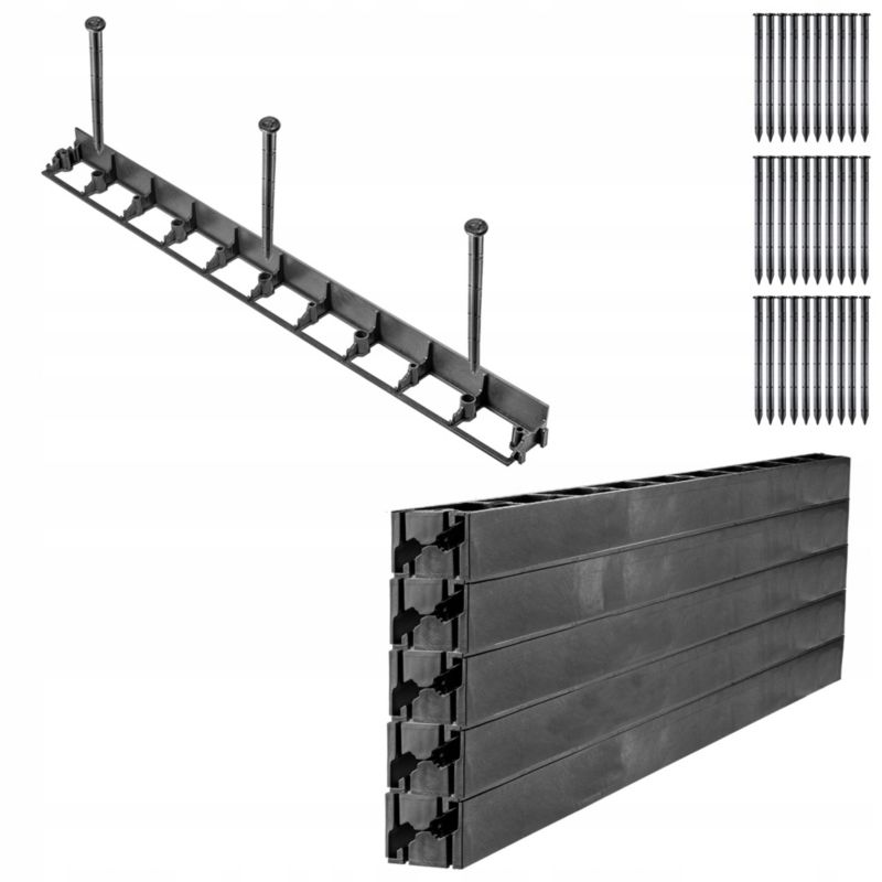 Obrzeże Trawnikowe KADAX Ogrodowe 5,8cm 10mb + 30 Kotew 1szt.
