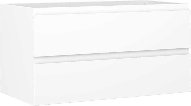 Szafka łazienkowa podumywalkowa Mexen Orio biała mat 90 cm 2 szuflady 1 szt.