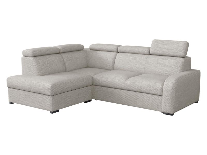 Narożnik MIRJAN 24 Oslo 2rRLXp lewy LXP+R+2R srebrny welur 1 szt.