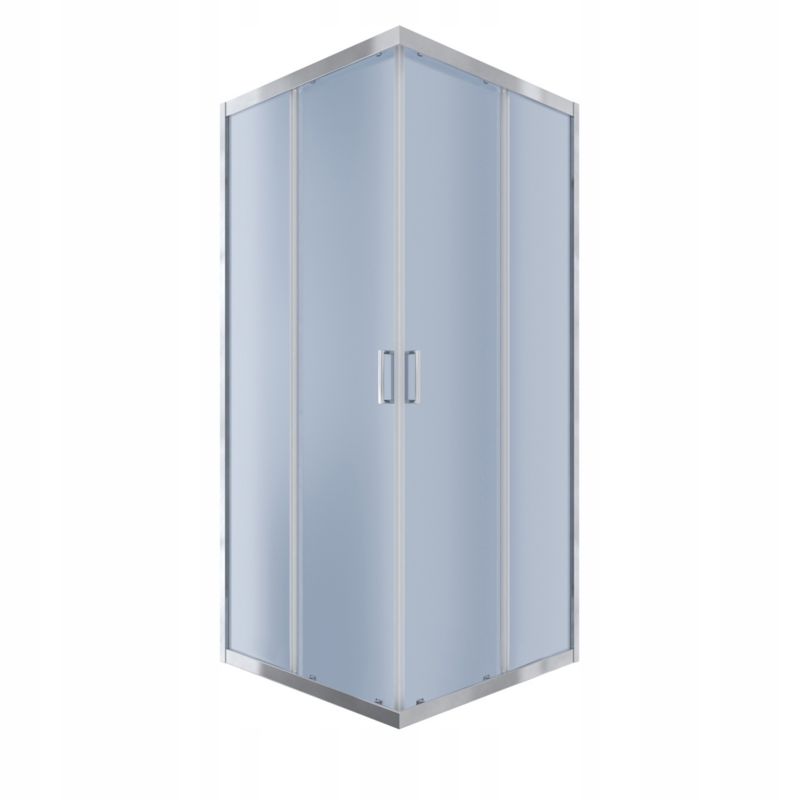 Kabina prysznicowa GALLA Durasan 80x80 chrom prostokątna 1szt.