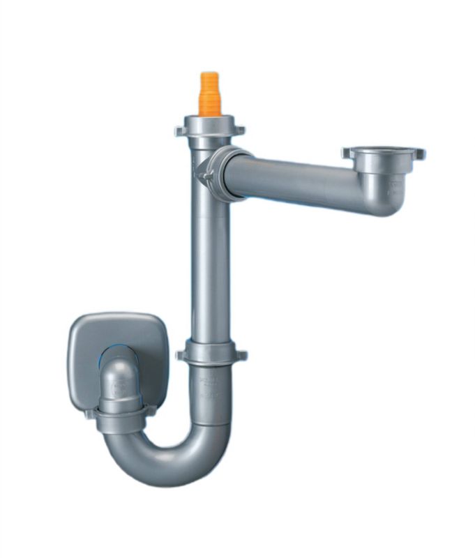 Syfon zlewozmywakowy Lira Spazio 1 oszczędzający miejsce 1szt