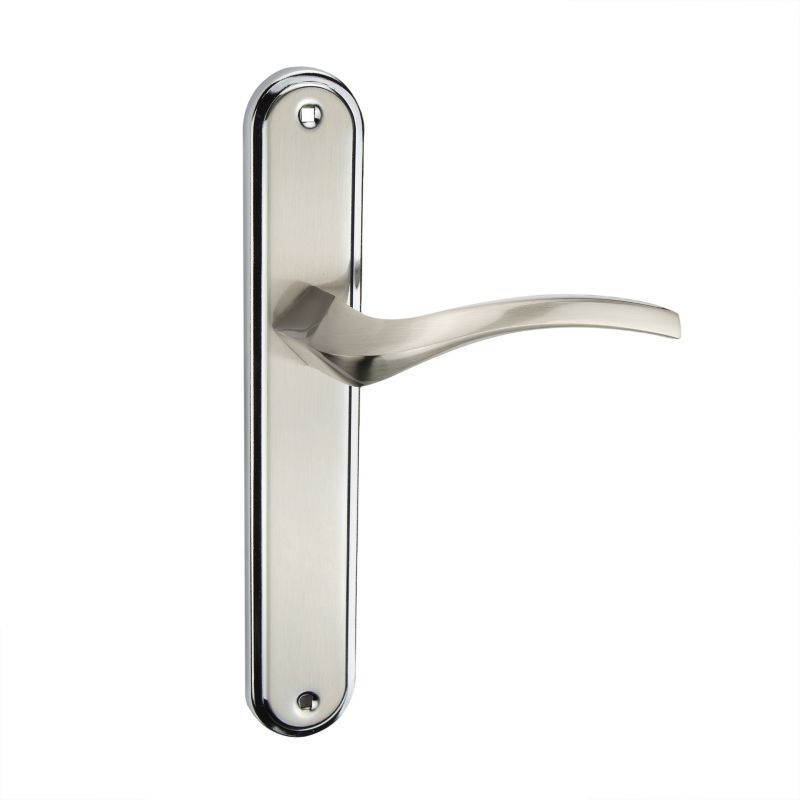 Klamka Lora bez przebicia nikiel satyna / chrom