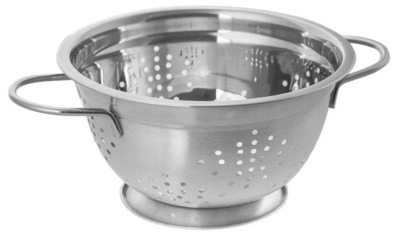 Durszlak KADAX Satynowany Cedzak Sitko 21cm Stabilny Srebrny 1 szt.