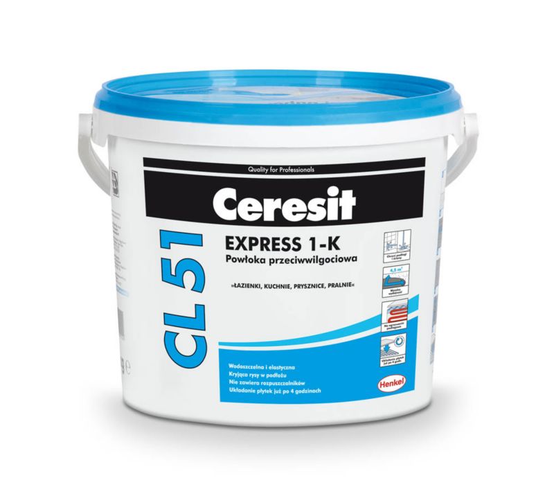 Folia izolacyjna w płynie Ceresit CL 51 5 kg