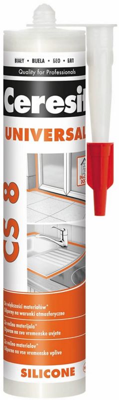 Silikon uniwersalny Ceresit CS8 280 ml biały