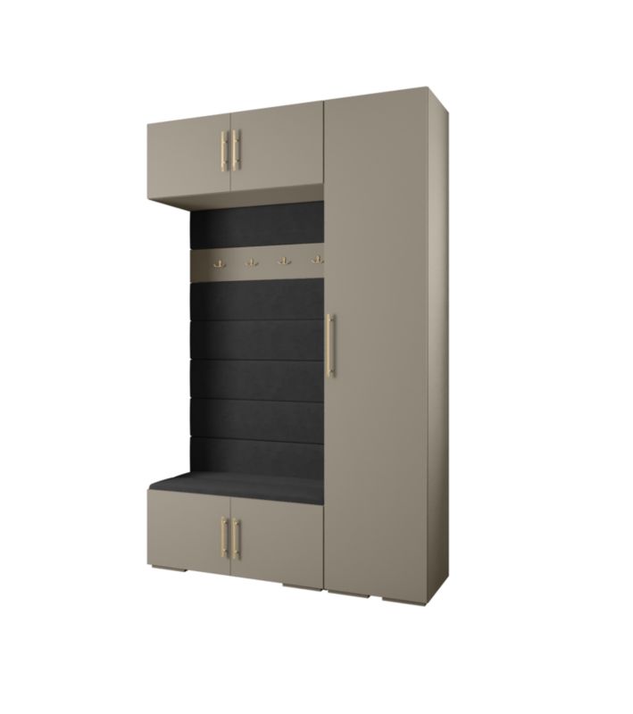 Garderoba do przedpokoju Abiks INOVA 3 Z19 kaszmir+złoty+manila18 1 szt.