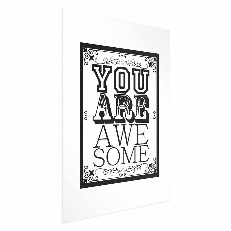 Plakat Artgeist You are awesome 29,7x42 cm bez ramy z marginesem 1 szt