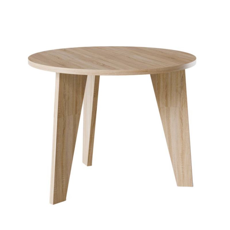 Stół KOLM okrągły fi 90 cm ROSE Dąb Sonoma 1szt.