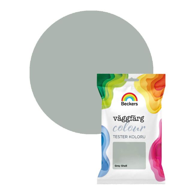 Tester farby kolorowej Beckers Vaggfarg Colour grey shell 0,05 l