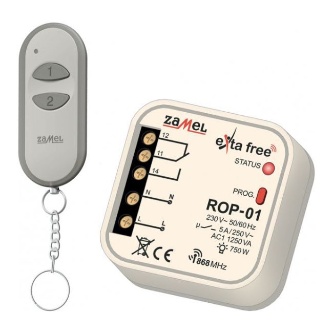 Zestaw sterowania oświetleniem Zamel RZB-05 bezprzewodowy