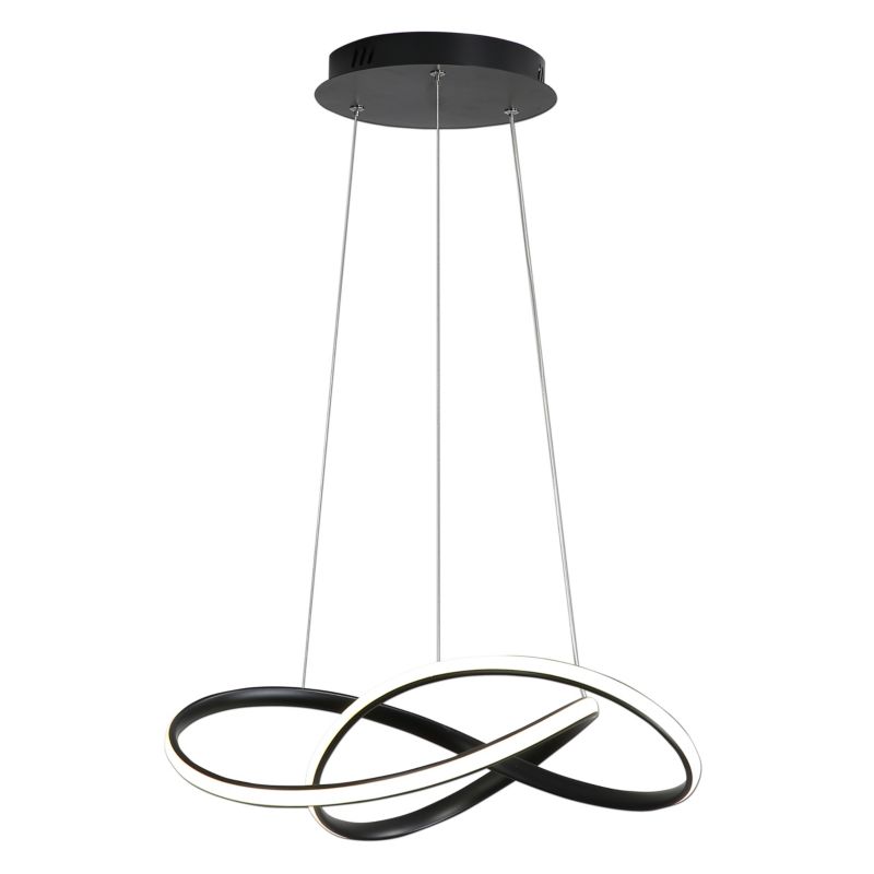 Lampa wisząca żyrandol LED MasterLED Tavi 30W 120cm 4000K nowoczesna sufitowa czarna 1 szt.