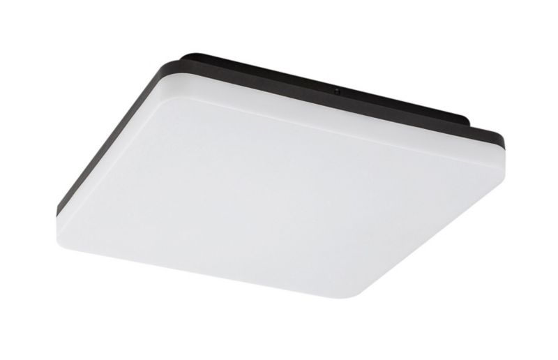 Lampa sufitowa zewnętrzna Rabalux Pernik czarno-biała LED 24W 4000K 2400lm IP54 wym: 28 x 28 x 28 cm - 1 szt.