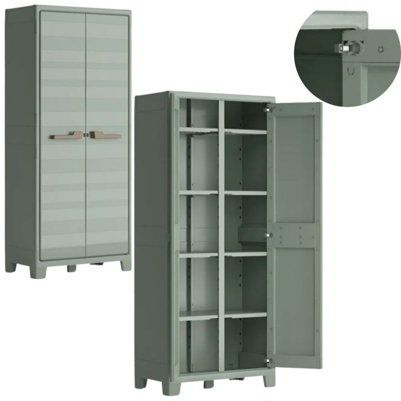 Szafa ogrodowa Keter Planet Outdoor 182x80x44 cm szara 1 szt