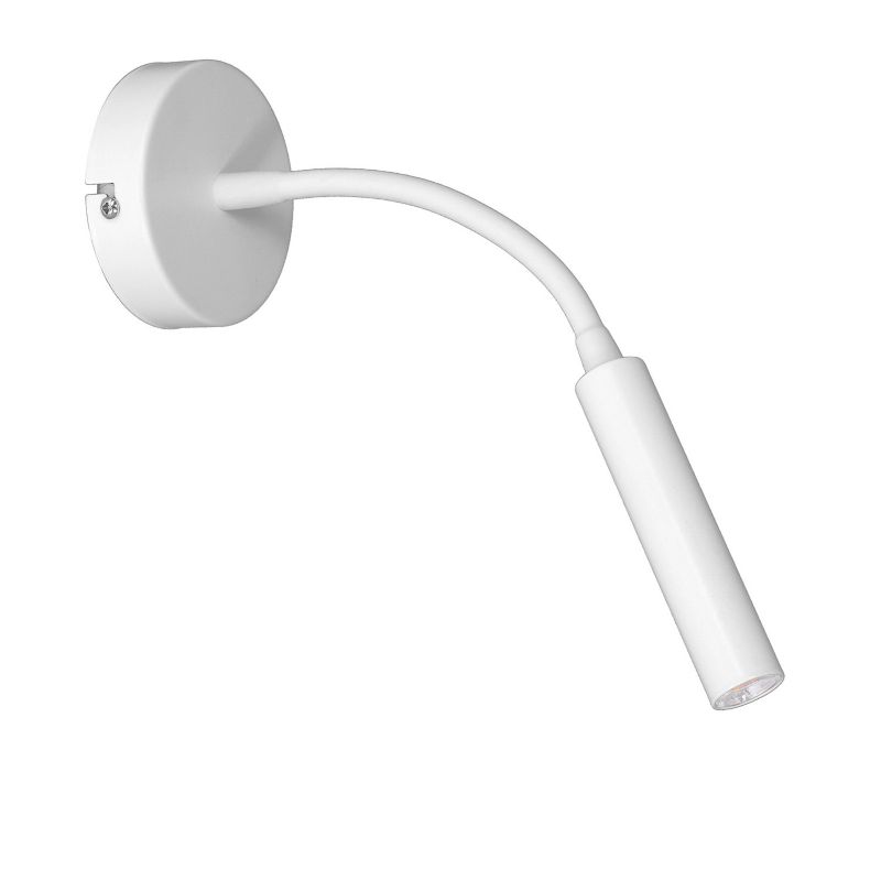 Kinkiet ścienny Luminex Arden biały mat do czytania 1 x G9 x 8W IP20 wym: 8 x 35 cm - 1 szt.