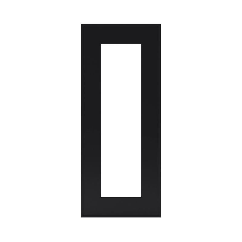 Front kuchenny do szafki z przeszkleniem GoodHome Pasilla 29,7 x 71,5 cm czarny