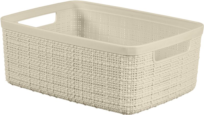 Koszyk Curver Jute S kremowy