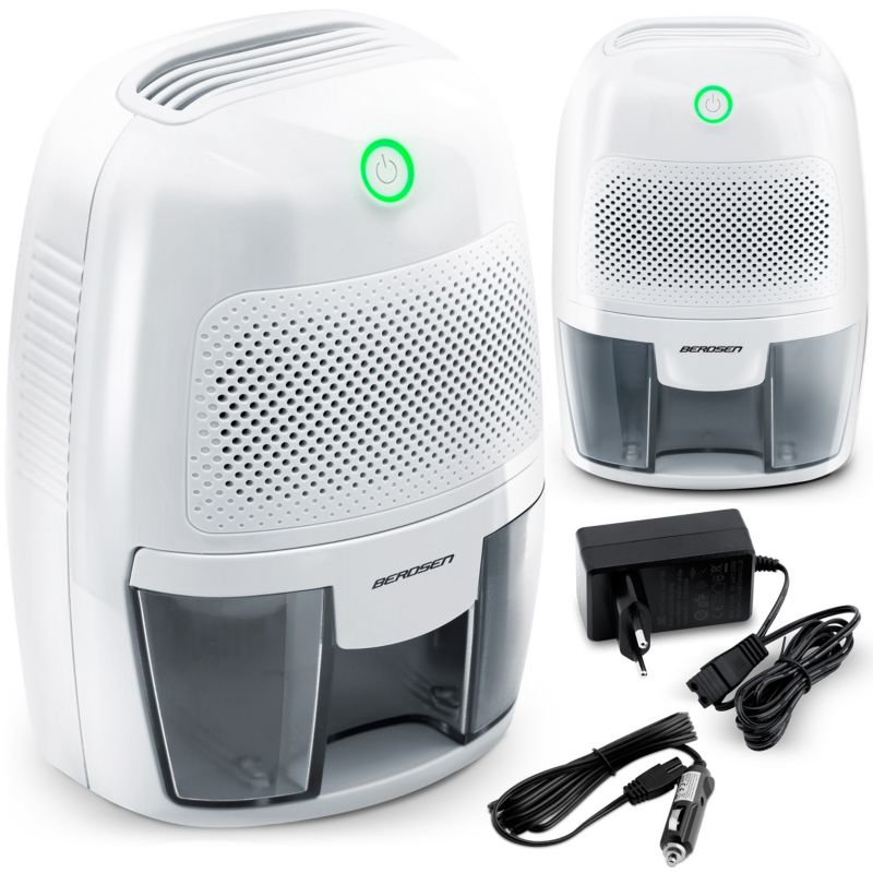 Osuszacz powietrza Berdsen pochłaniacz wilgoci 500ml 23W + zasilacz samochodowy 12V 1szt.