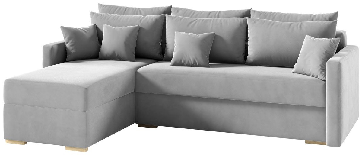 Szara rogówka z funkcją spania do salonu RIVIA