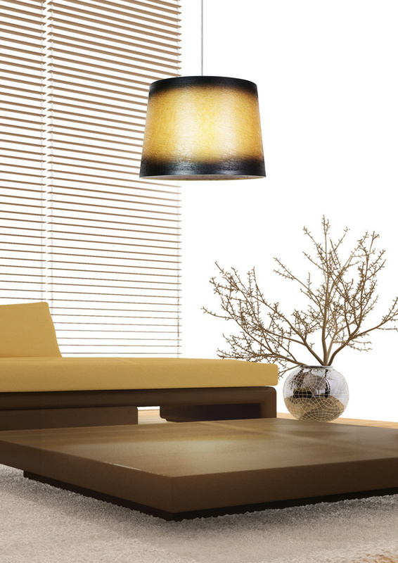 Brązowa lampa wisząca sufitowa do salonu SANDY 1xE27 metal