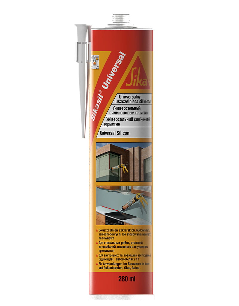 SIKA SIKASIL UNIVERSAL SILIKON BEZBARWNY 280ML