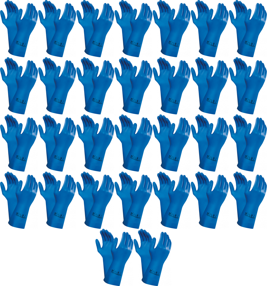 50x Rękawiczki nitrylowe Ansell Virtex 79-700, rozmiar 10 , niebieski