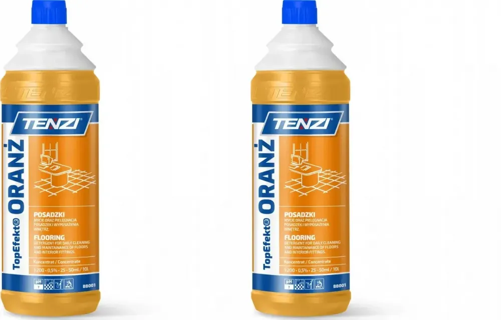 2x Preparat myjąco-pielęgnujący Tenzi TopEfekt Oranż, pomarańczowy, 1l
