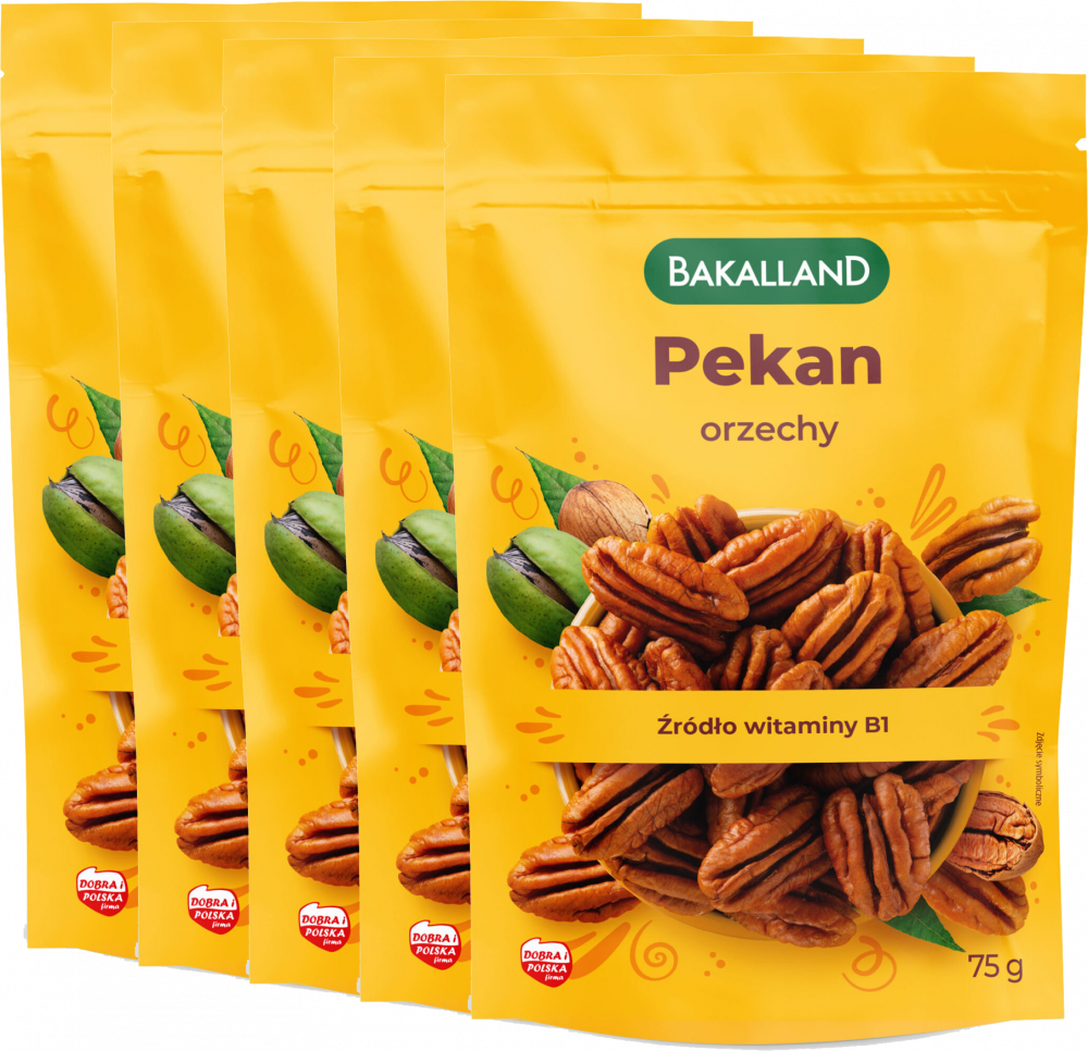5x Orzechy pekan Bakalland, 75g