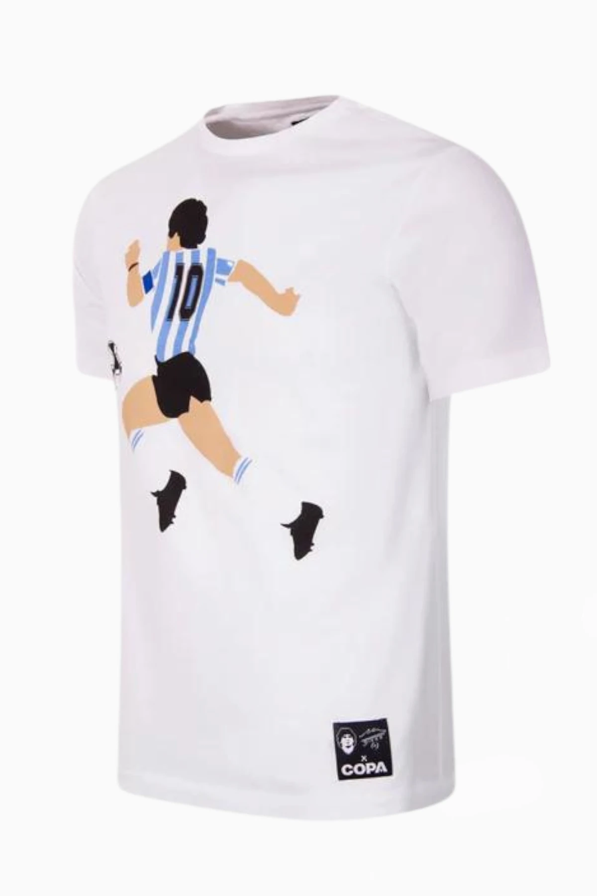 Koszulka Retro COPA x Maradona Argentyna Graphic - Biały