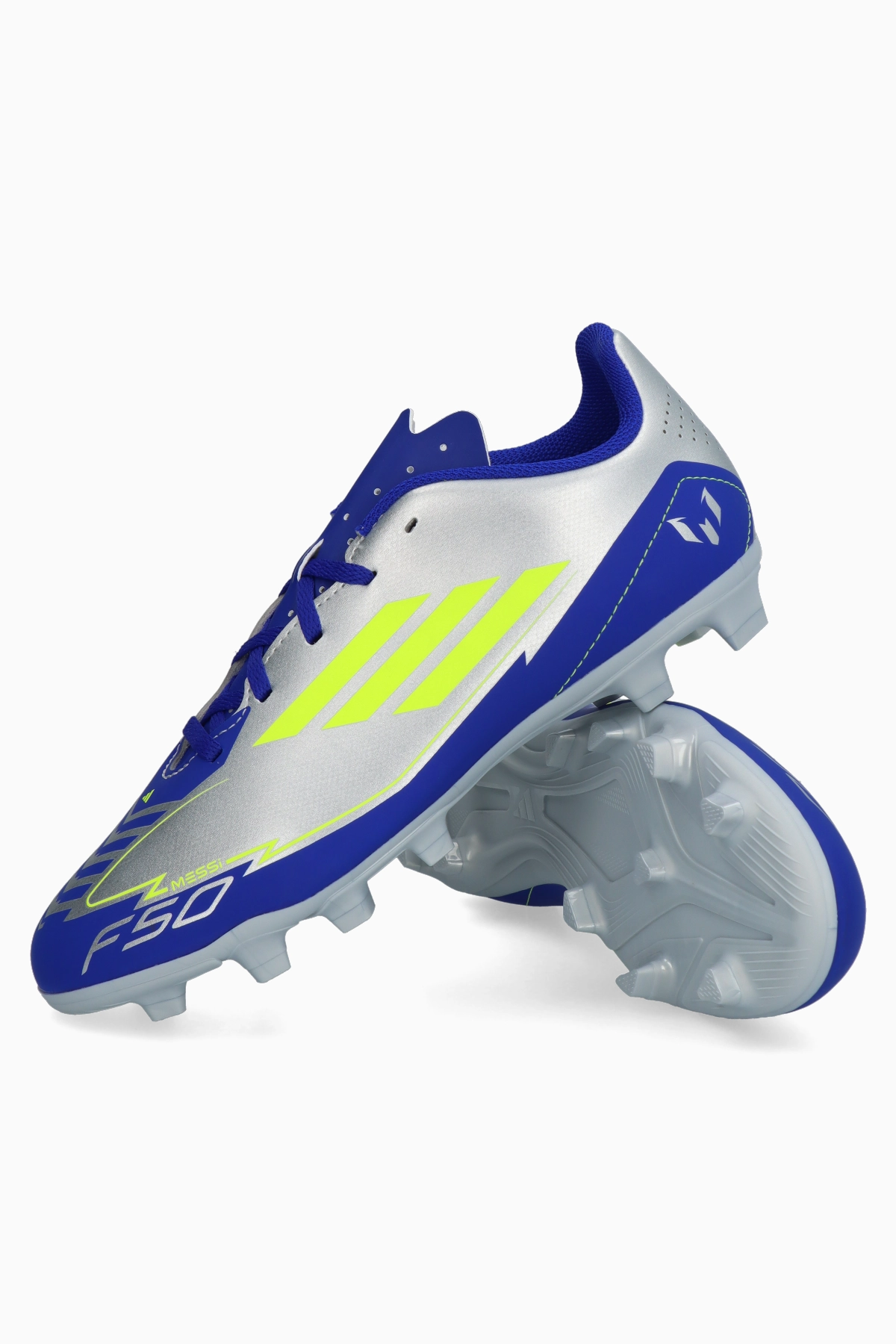 Korki adidas F50 Club Messi FG/MG Junior - Srebrny