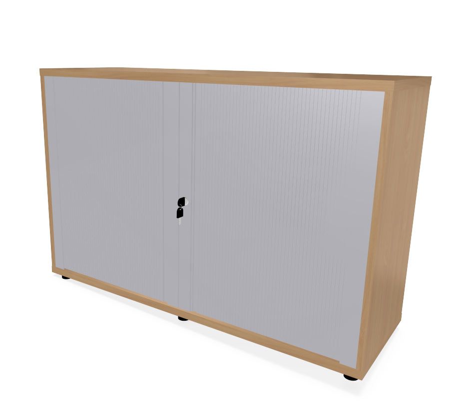 HEBE TS211 regał z żaluzją 120,2x40x79,2h