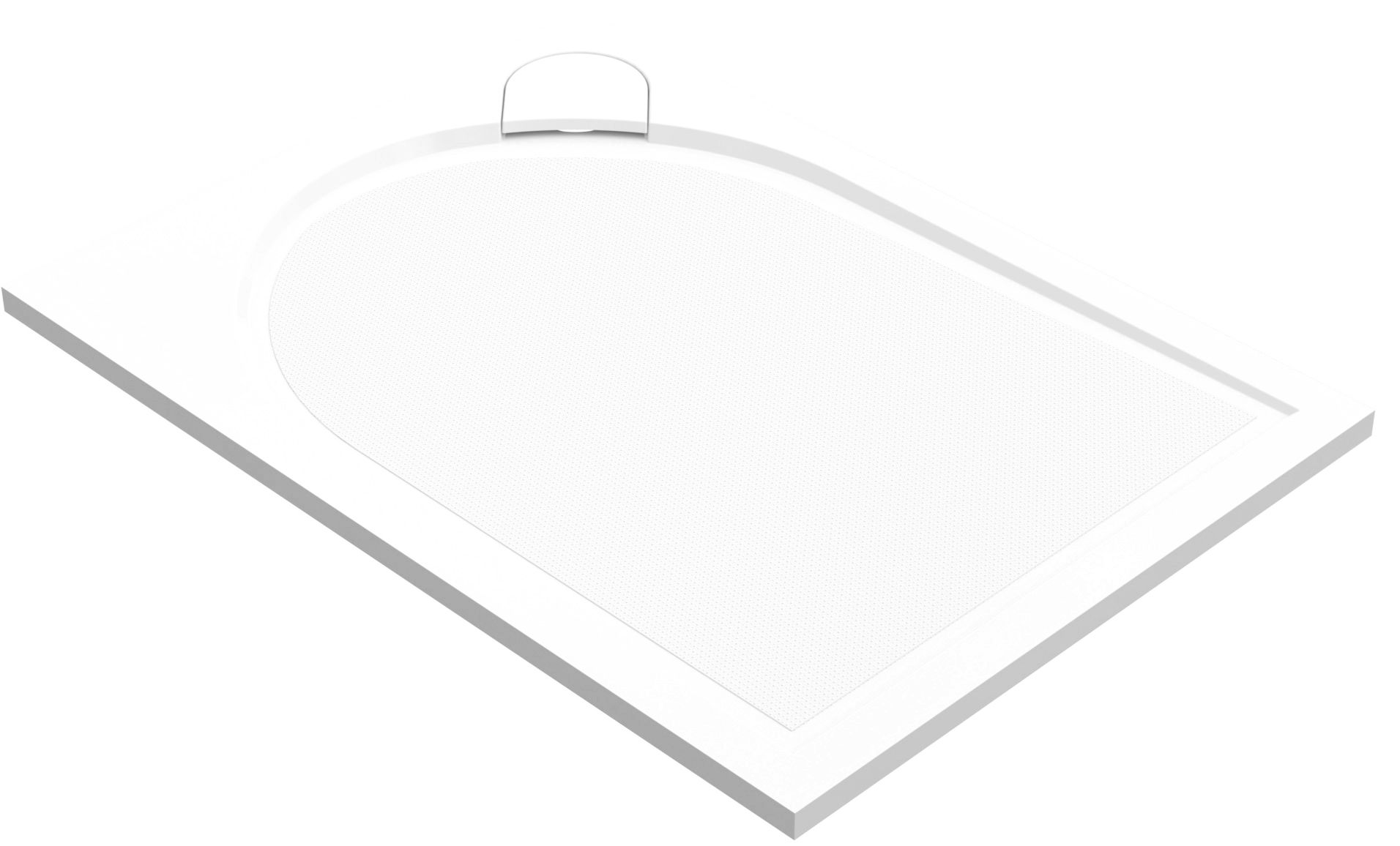 Vayer Virgo brodzik 140x90 cm prostokątny antypoślizgowy biały 140.090.001.2-1.0.0.0.0