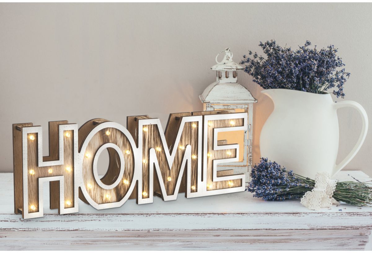 Globo Lighting Home lampa stołowa 28x0,06W LED drewno 29975