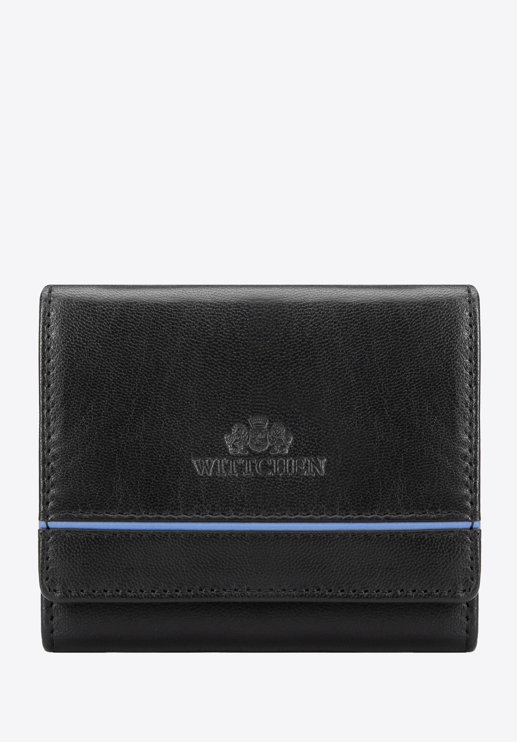 Mały portfel damski ze skóry z RFID czarny