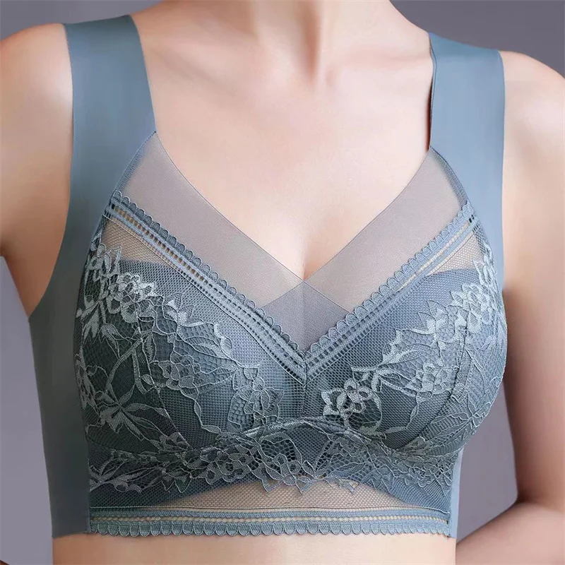 Biustonosz damski bezszwowy wciągany L-5XL V08