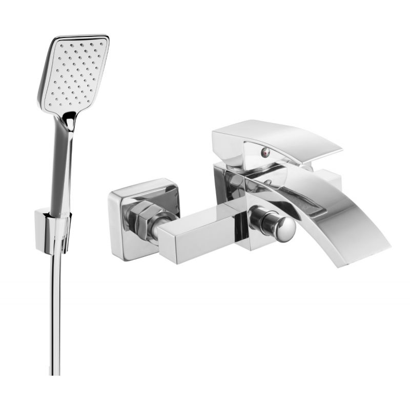 Bateria wannowa z zestawem prysznicowym Mexen Libra chrom 1 szt.