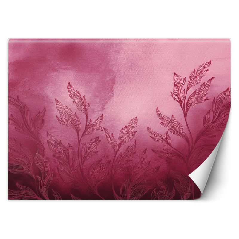 Fototapeta Feeby Rośliny na łące Różowy 350x245 1 szt