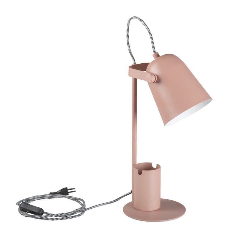 Lampa biurkowa Kanlux Raibo różowa 1 x E27 x 5W IP20 wym: 38 x 15 x 15 cm metal - 1 szt.