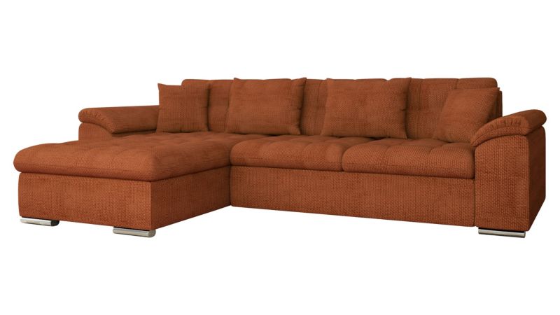 Narożnik MIRJAN 24 rozkładany Diana lewy ceglany 1 szt.