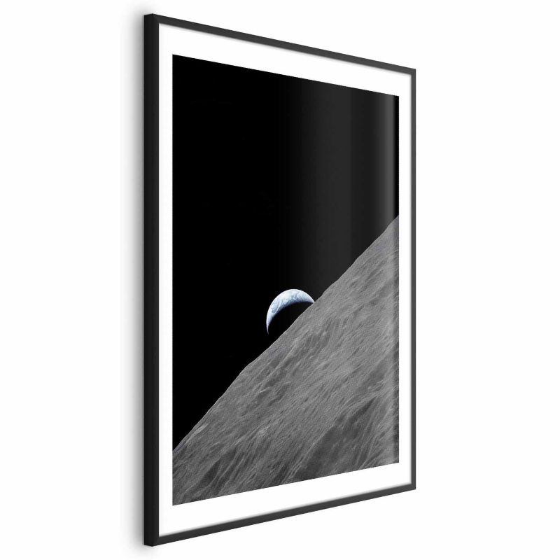 Plakat Artgeist Samotna planeta 29,7x42 cm z ramą czarną 1 szt